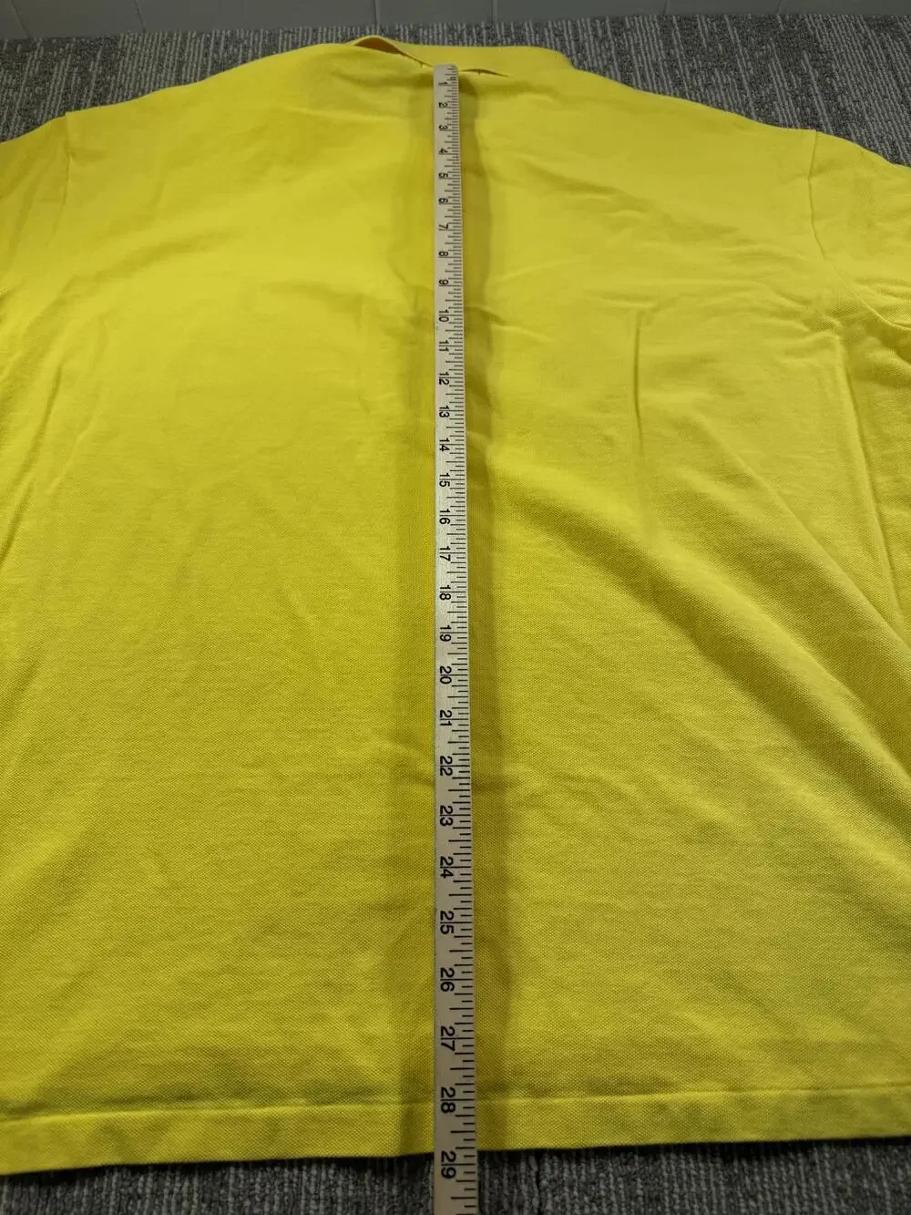 Polo Ralph Lauren Polo Shirt Mens Big 3X Yellow Pony Logo Big Tall Casual Knit